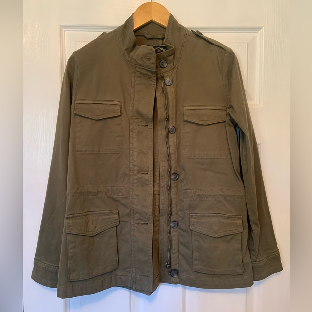 Lucky Brand Khaki Military Field Jacket
